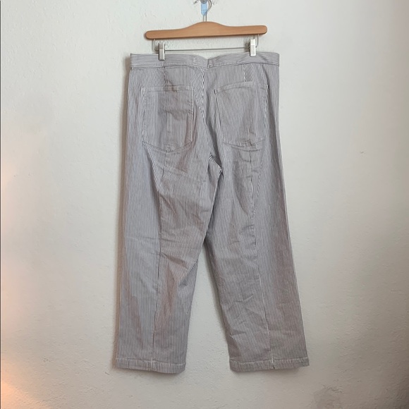 Madewell The Emmett Wide-Leg Crop Pant: Welt Pocket Edition size 32 NWT - Picture 7 of 11